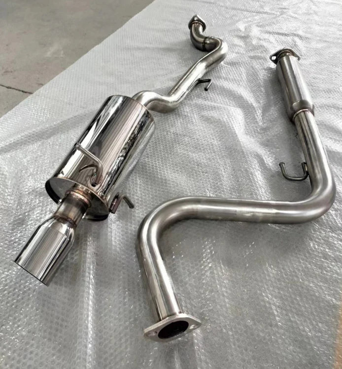 Flashark® (05-07) Chevy Cobalt/Pontiac G5 Cat-Back Exhaust with 3.5" OD Rolled Tip