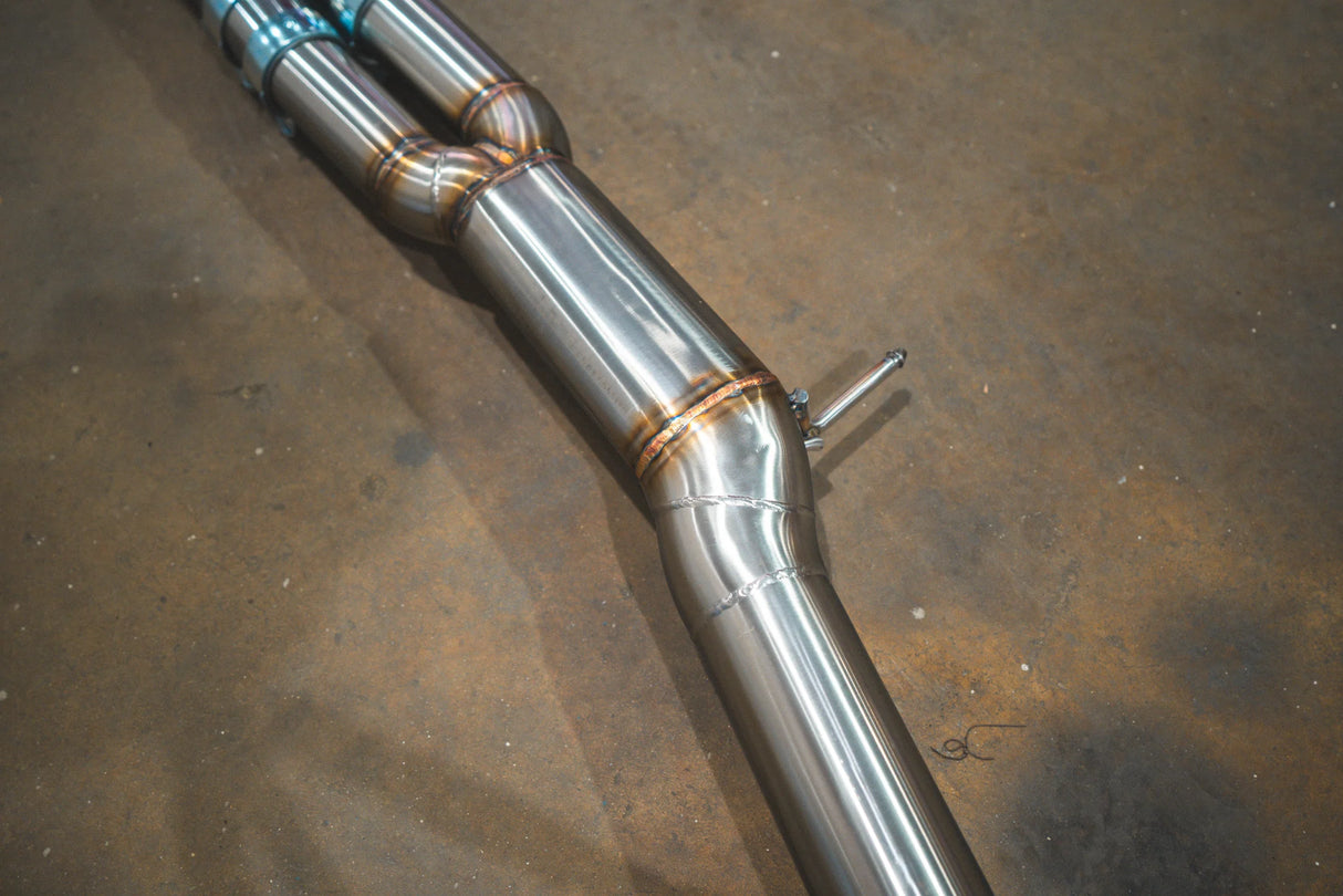 Valvetronic Designs® Audi RS5 B9 Valved Sport Titanium Cat-Back Exhaust with 4" OD Tips