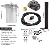 Universal 350ml Baffled Oil Can Kit with Mounting Bracket
