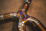 Valvetronic Designs® BMW M5 F90 Valved Titanium Cat-Back Exhaust with 4" OD Tips