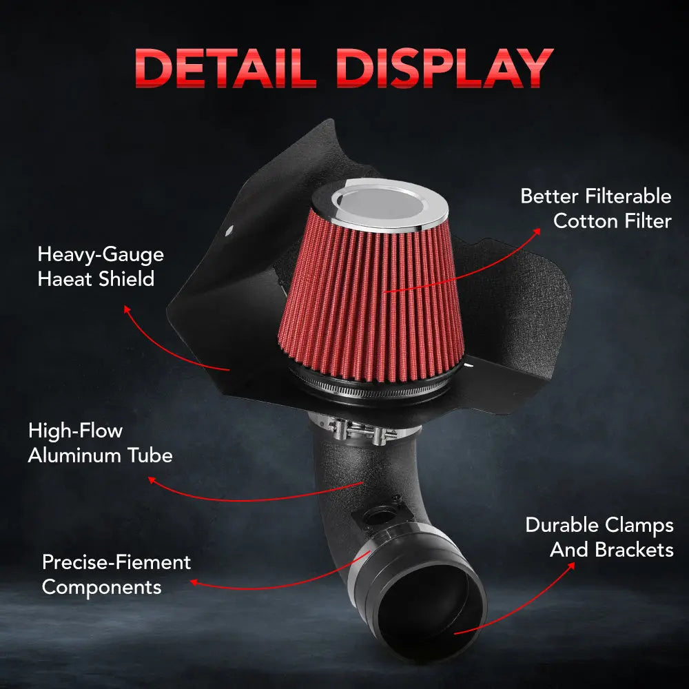 (09-15) Cadillac CTS-V 6.2L LSA Cold Air Intake with Dry Filter

