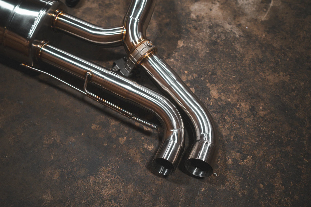 Valvetronic Designs® BMW Alpina XB7/X7 M50i/M60i Valved Sport 304SS Cat-Back Exhaust with 4" OD Tips