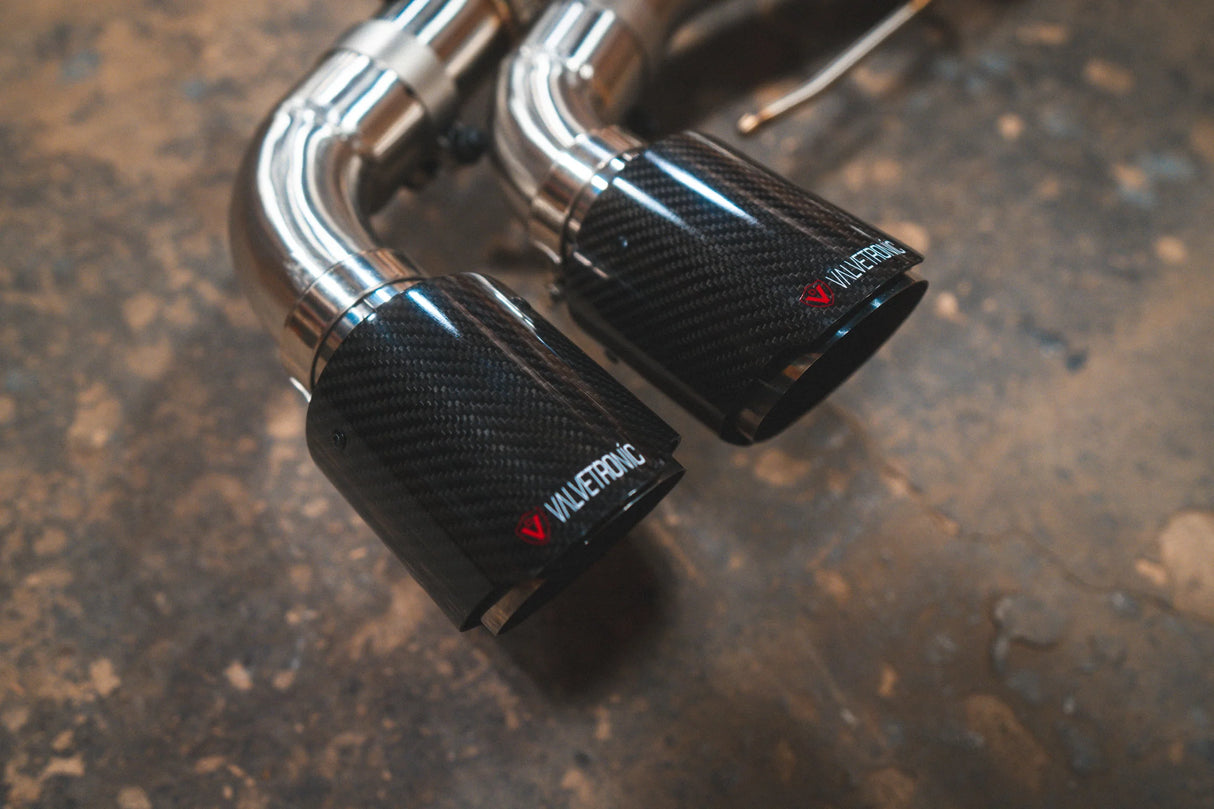 Valvetronic Designs® BMW X5M/X6M F95/F96 Valved Sport Cat-Back Exhaust with 4" OD Tips