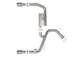 Takeda® (22-24) Hyundai Elantra N 3" 304SS Axle-Back Exhaust with 5" OD Tips