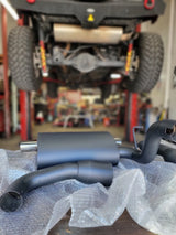 07+ Jeep Wrangler 2.0L/3.6L/3.8L JK/JL 2.5" Axle-Back Exhaust with 4" OD Tips