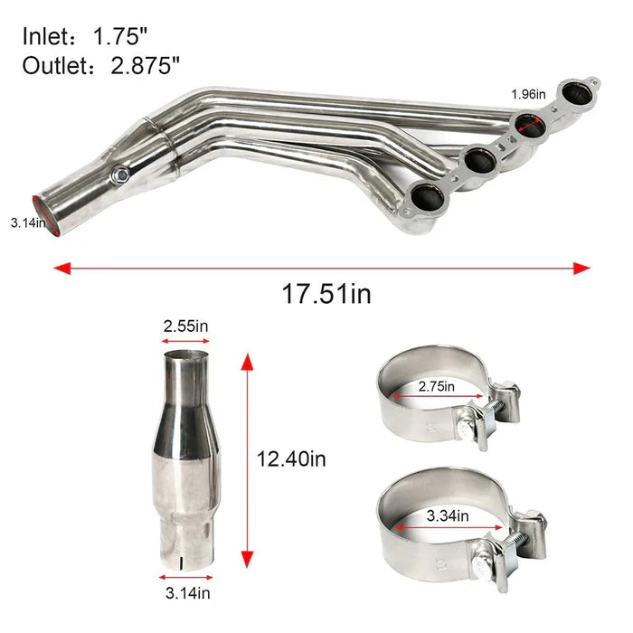 10-15 Chevrolet Camaro SS 6.2L LS3 1-7/8 Long Tube Exhaust Headers

