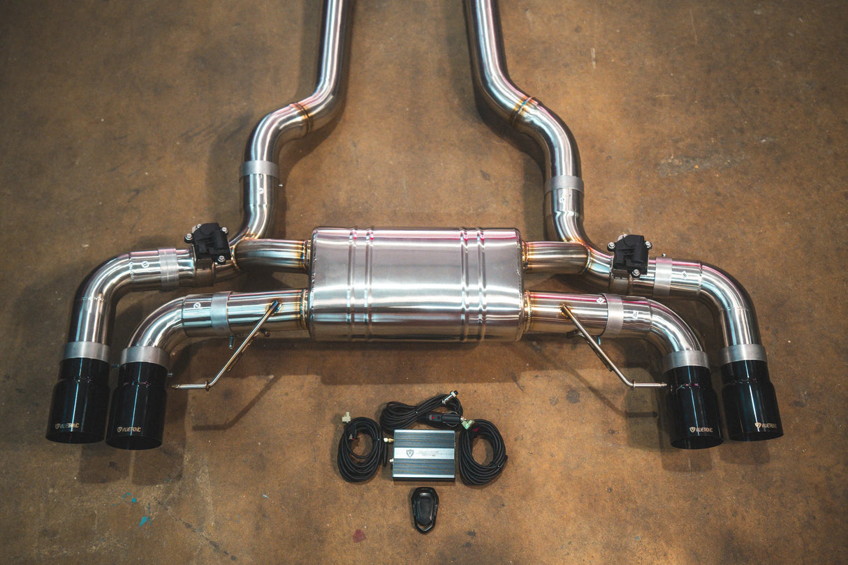 Valvetronic Designs® (18-24) BMW M550i xDrive G30 Valved Sport Cat-Back Exhaust with 3.5" OD Tips
