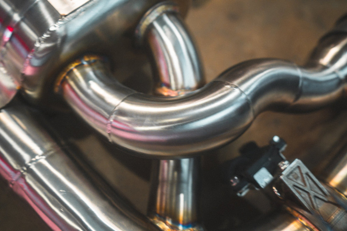 Valvetronic Designs® BMW X5M/X6M F85/F86 Valved Sport Cat-Back Exhaust with 4" OD Tips