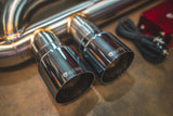 Valvetronic Designs® (00-06) BMW M3 E46 Valved Axle-Back Exhaust with 4" OD Tips
