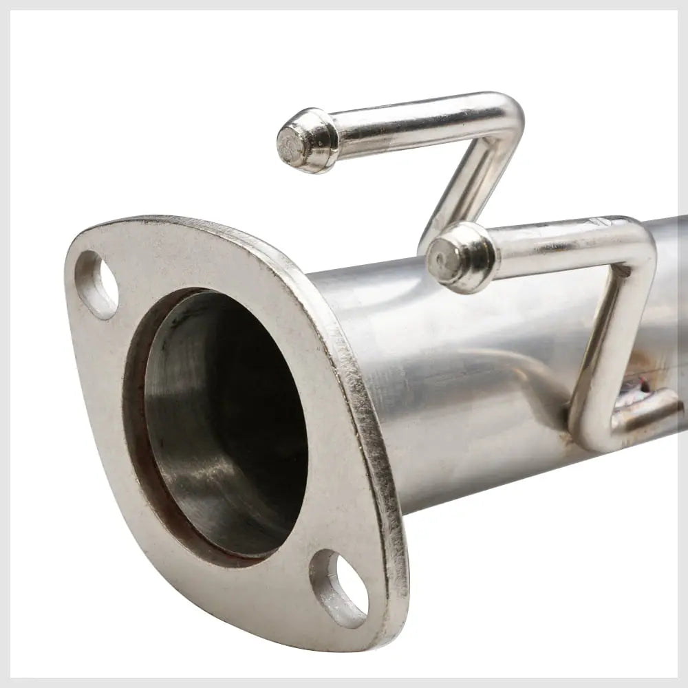 (02-05) Honda Civic 2.0L 2.5" Cat-Back Exhaust with 4" OD Burnt Tip