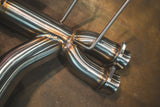 Valvetronic Designs® (00-06) BMW M3 E46 Valved Axle-Back Exhaust with 4" OD Tips