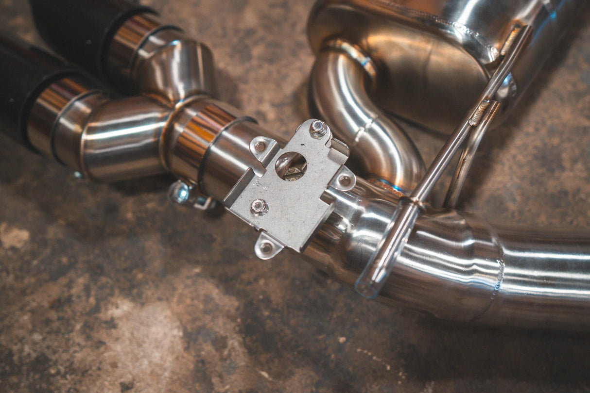 Valvetronic Designs® BMW F87 M2 Competition Equal Length Valved Sport Cat-Back Exhaust with 4" OD Tips
