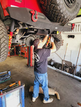 07+ Jeep Wrangler 2.0L/3.6L/3.8L JK/JL 2.5" Axle-Back Exhaust with 4" OD Tips