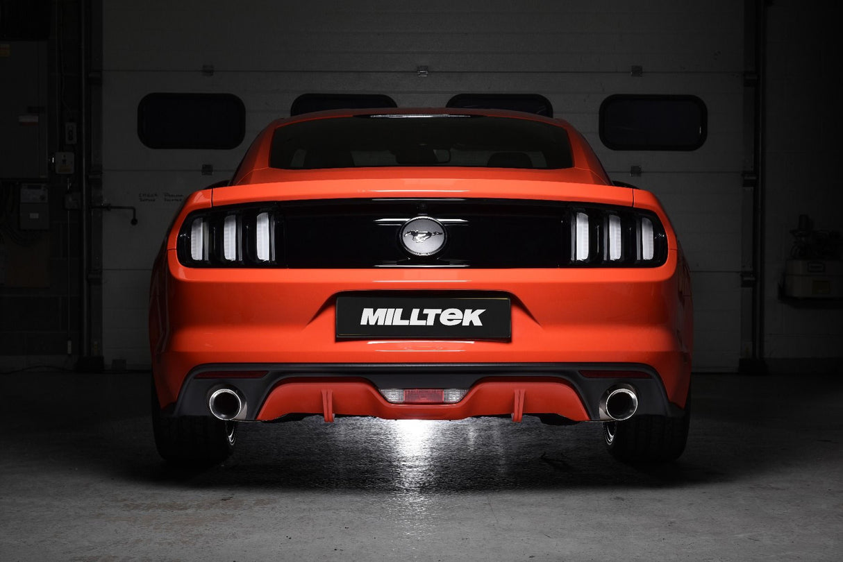 Milltek® (15-26) Mustang EcoBoost Fastback Non-Resonated Cat-Back Exhaust