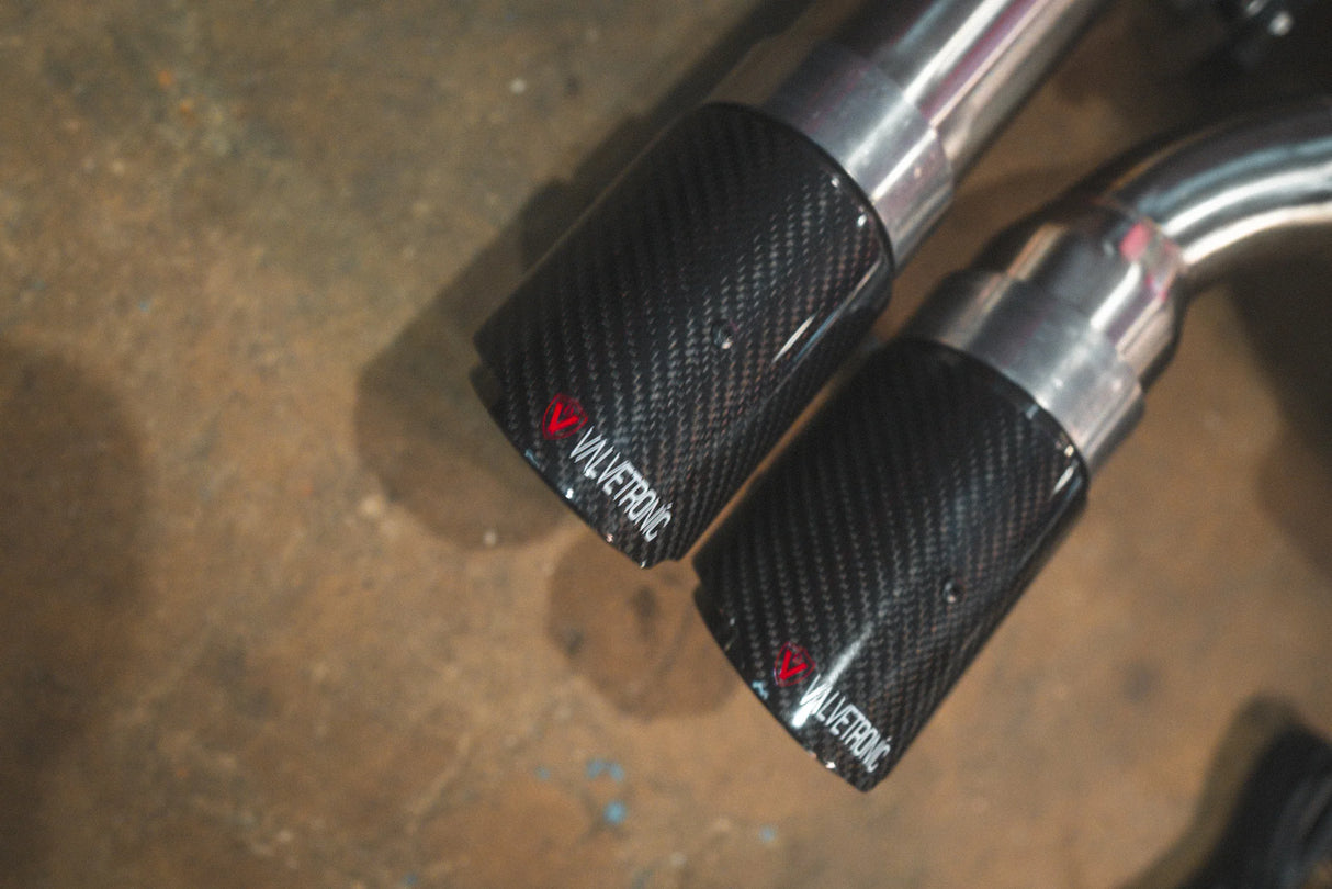Valvetronic Designs® BMW X5M/X6M F85/F86 Valved Sport Cat-Back Exhaust with 4" OD Tips