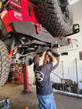 (07+) Jeep Wrangler 2.0L/3.6L/3.8L 304SS 2.5" Axle-Back Exhaust with 4" OD Tips