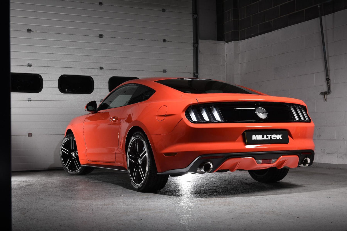 Milltek® (15-26) Mustang EcoBoost Fastback Non-Resonated Cat-Back Exhaust