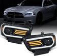Dodge Charger Head Light LED DRL Switchback Sequential Turn Signal