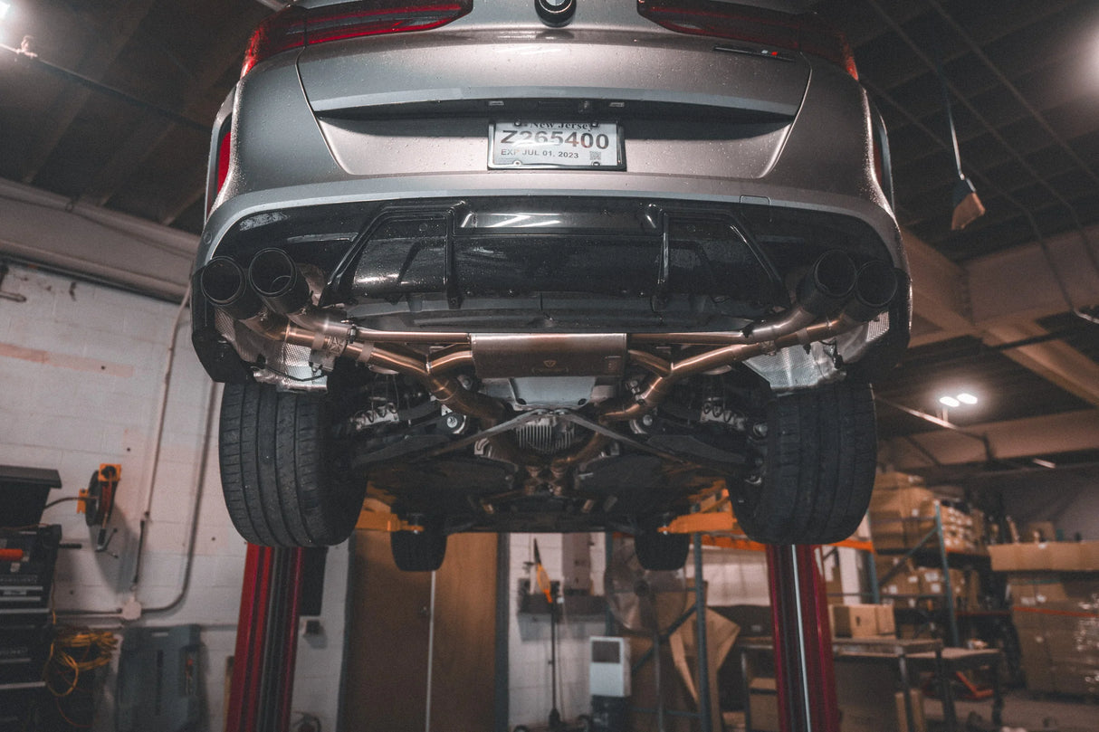 Valvetronic Designs® BMW X5M/X6M F95/F96 Valved Sport Cat-Back Exhaust with 4" OD Tips