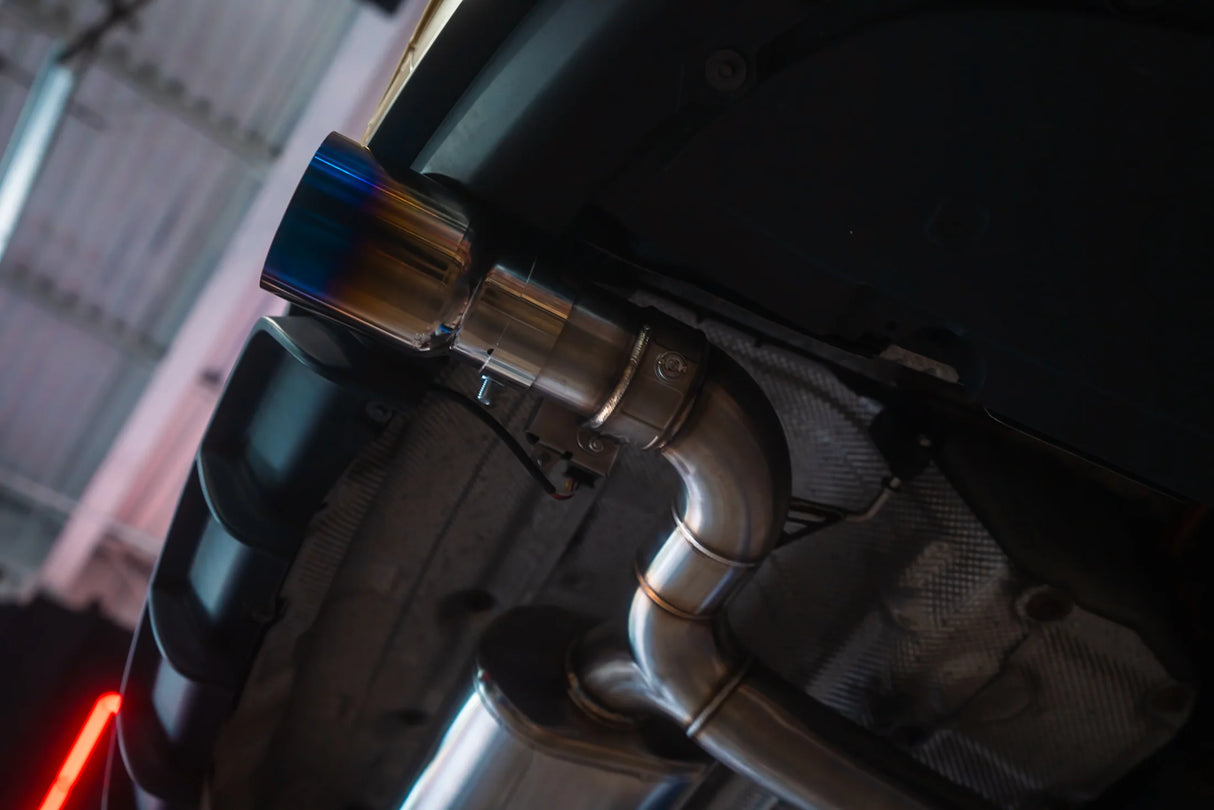 Valvetronic Designs® BMW F22/F30/F32/F36 F-Body Valved Sport Axle-Back Exhaust with 4" OD Tips