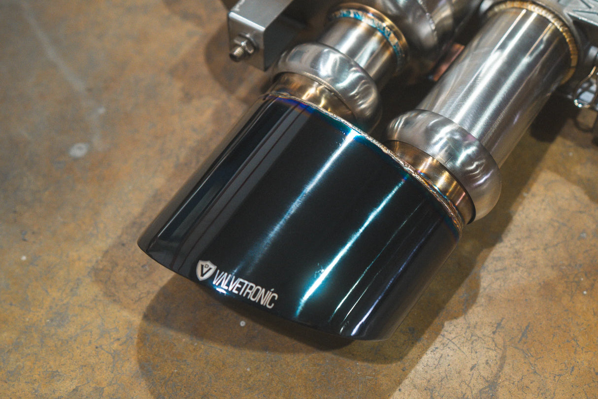 Valvetronic Designs® Audi RS5 B9 Valved Sport Titanium Cat-Back Exhaust with 4" OD Tips