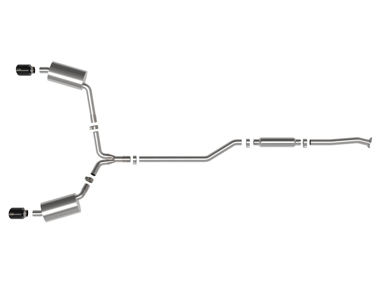 Takeda® (09-14) Acura TSX 304SS 2.5" Cat-Back Exhaust with 4.5" OD Tips