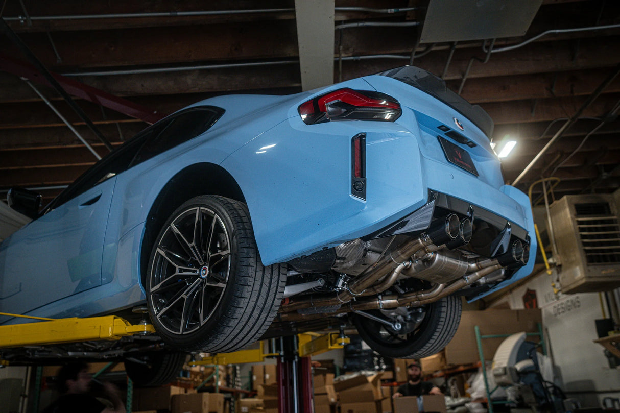 Valvetronic Designs® BMW M2 G87 Valved Cat-Back Exhaust with Quad 4" OD Tips