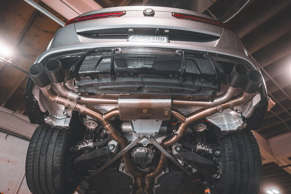 Valvetronic Designs® BMW X5M/X6M F95/F96 Valved Sport Cat-Back Exhaust with 4" OD Tips