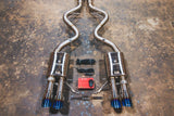 Valvetronic Designs® (08-13) BMW M3 E9x V2 Valved Sport Cat-Back Exhaust with 4" OD Tips