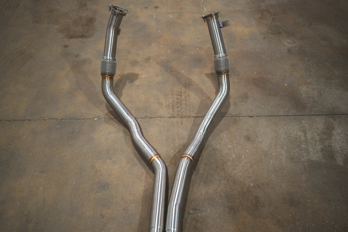 Valvetronic Designs® Audi RS5 B9 Valved Sport Titanium Cat-Back Exhaust with 4" OD Tips