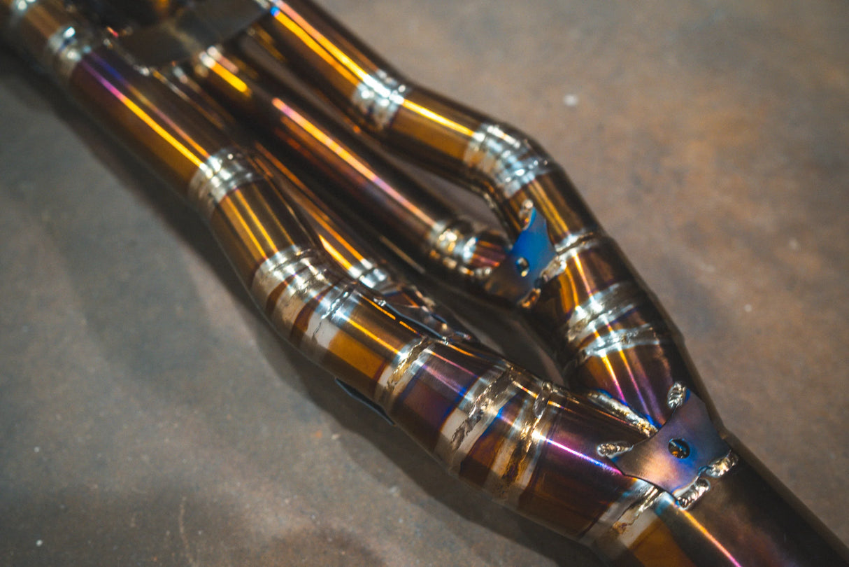 Valvetronic Designs® Nissan GT-R R35 Titanium Cat-Back Exhaust with 4" OD Tips