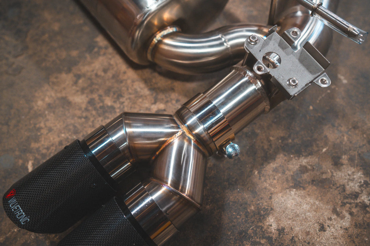 Valvetronic Designs® BMW F87 M2 Competition Equal Length Valved Sport Cat-Back Exhaust with 4" OD Tips