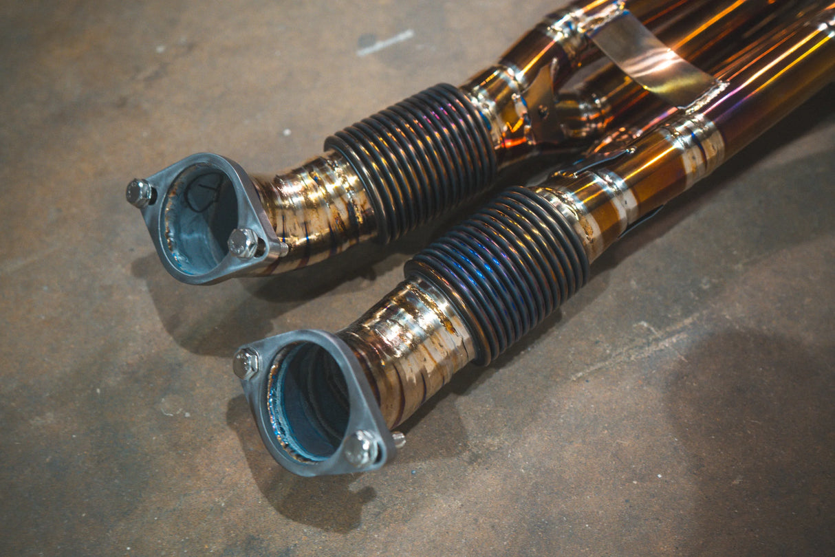 Valvetronic Designs® Nissan GT-R R35 Titanium Cat-Back Exhaust with 4" OD Tips