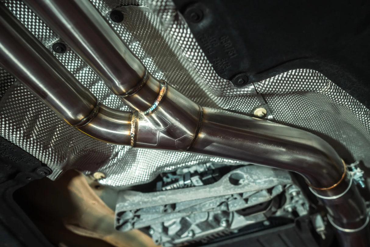 Valvetronic Designs® BMW 530i/540i G30 Valved Sport Cat-Back Exhaust with 4" OD Tips
