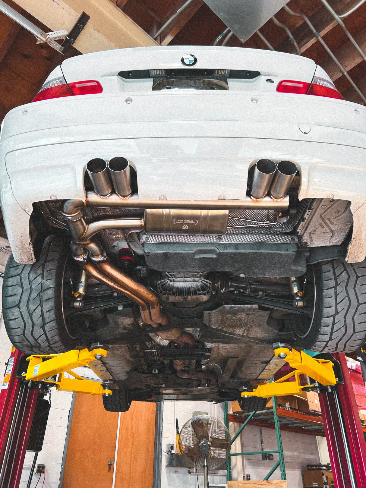 Valvetronic Designs® (00-06) BMW M3 E46 Valved Axle-Back Exhaust with 4" OD Tips