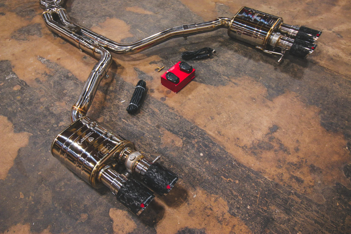 Valvetronic Designs® Audi S4/S5 B8/B8.5 Valved Sport Cat-Back Exhaust with 4" OD Tips