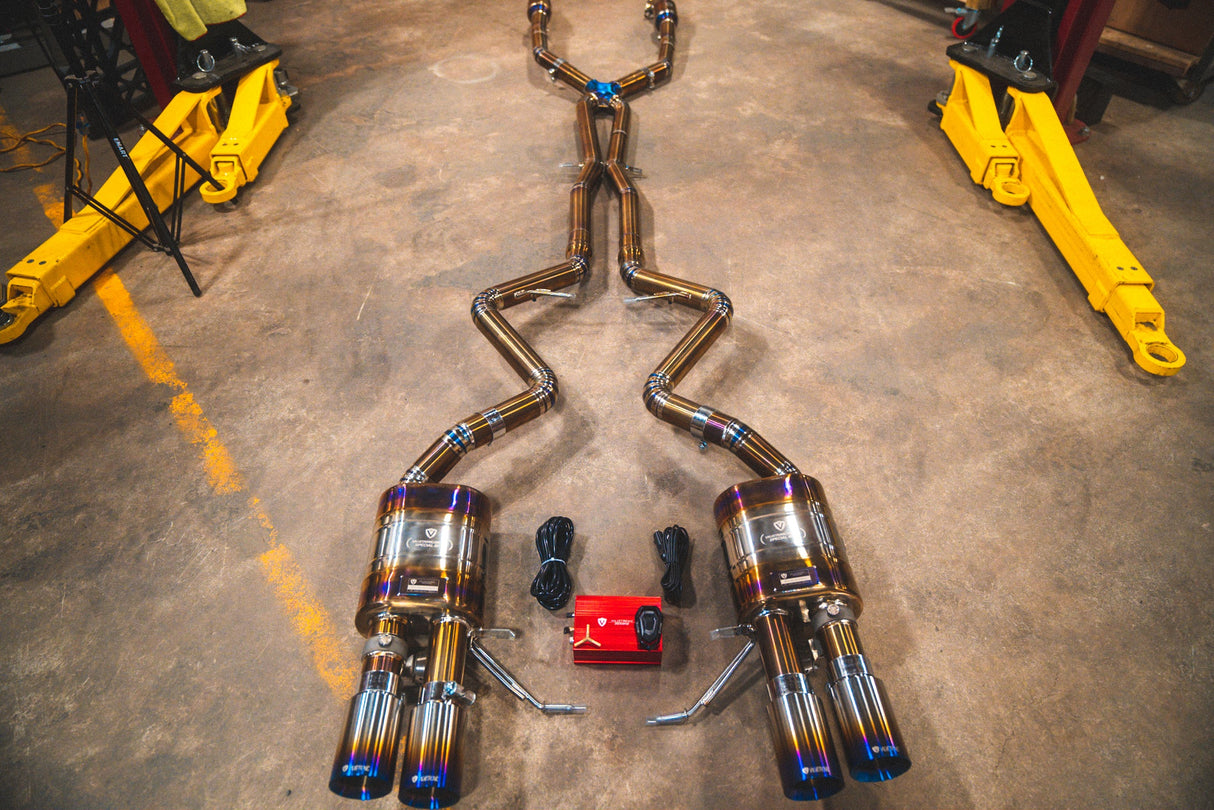 Valvetronic Designs® (08-13) BMW M3 E9x V2 Titanium Valved Sport Cat-Back Exhaust with 4" OD Tips