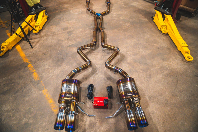 Valvetronic Designs® (08-13) BMW M3 E9x V2 Titanium Valved Sport Cat-Back Exhaust with 4" OD Tips