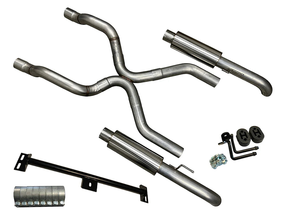 Speed Engineering® (73-87) Chevrolet C/K Pickup V8 304SS 3" True Dual Cat-Back Exhaust