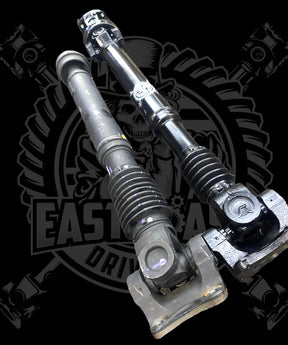 East Coast Driveline® (19-25) RAM 2500/3500 6.4L 8HP75 Front Driveshaft with New Transfer Case Bolt-On style Flange Yoke