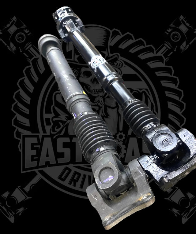 East Coast Driveline® (19-25) RAM 2500/3500 6.4L 8HP75 Front Driveshaft with New Transfer Case Bolt-On style Flange Yoke