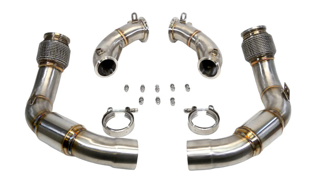 PLM® (17+) BMW M5/M8 S63B44 High Flow Catted Down Pipes