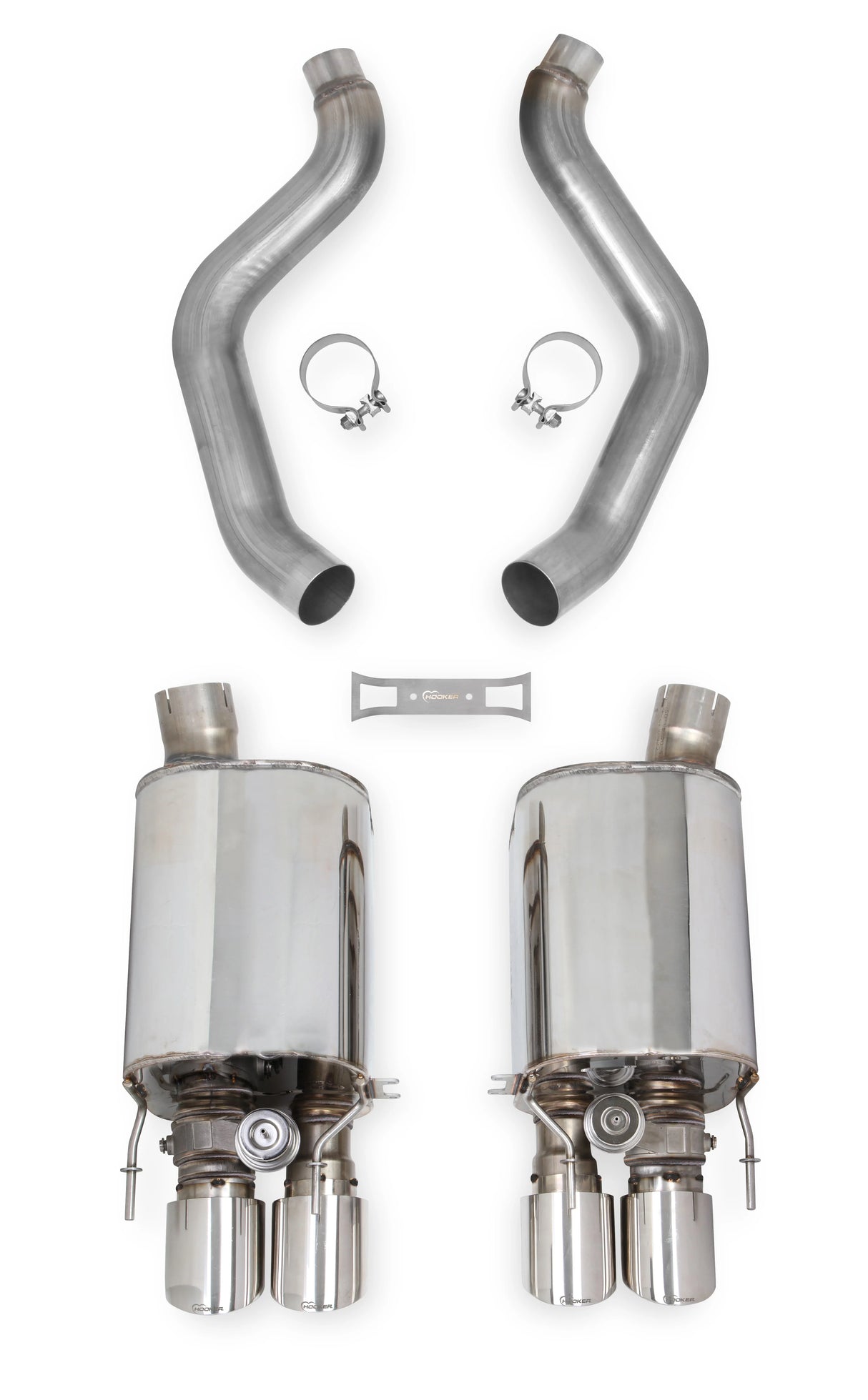 Hooker (05-08) Corvette C6 304SS 3" Axle-Back Exhaust with Dual NPP Mufflers