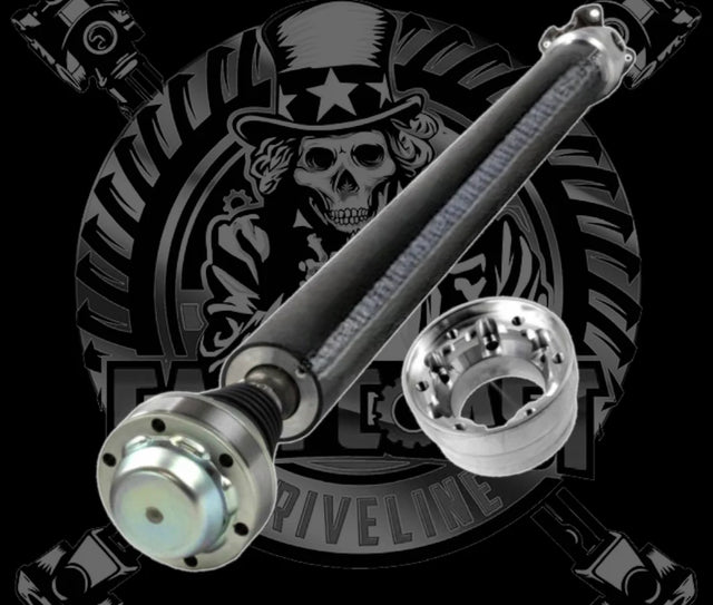 East Coast Driveline® (05-10) Ford Mustang S197 3.31” Carbon Fiber 1350 Series Driveshaft