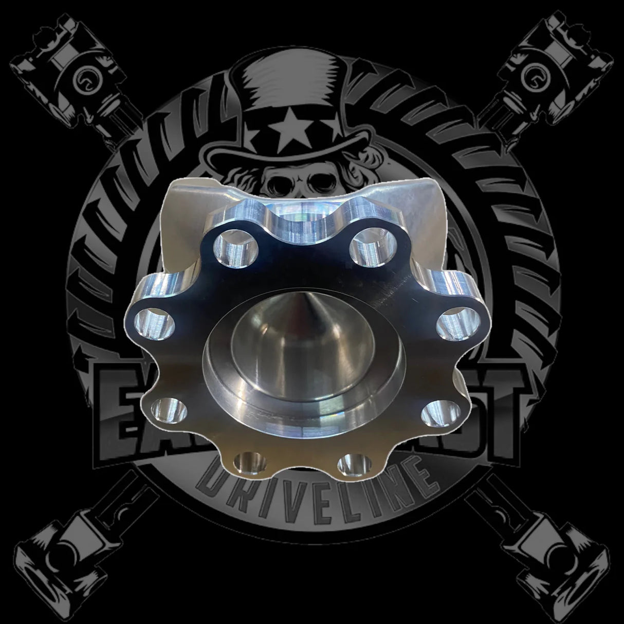 East Coast Driveline® (15-23) Mopar SRT T861 Aluminum Adapter Flange 88mm Bolt Circle Diameter with 8 Bolt Holes