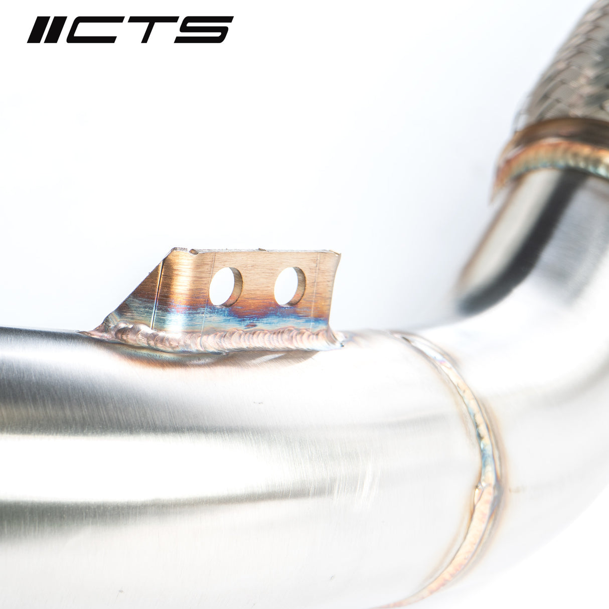 CTS Turbo® (14-19) BMW X5M/X6M F85/F86 304SS 3" Catless Exhaust Down Pipe Set