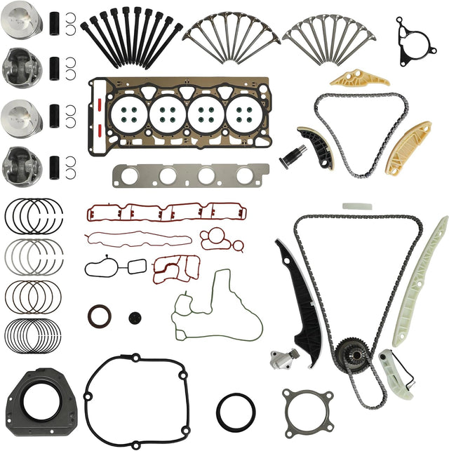 Audi/Volks Gen 2 EA888 Pistons/Head Gasket/Timing Chain/Tensioner