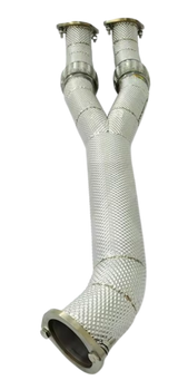 09-24 Nissan GT-R R35 VR38DETT 304SS Catless Exhaust Mid-Pipe 