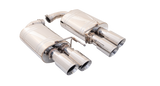XForce (18-23) Mustang GT Fastback 304SS 2.5" Axle-Back Exhaust with Quad 4" OD Tips