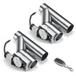 2" Dual Electric Exhaust Cutout Remote Kit with One Controller